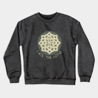 Green Lotus Crewneck Sweatshirt